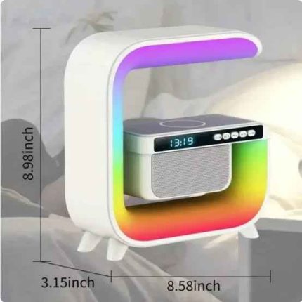 G3 Smart Light RGB Wireless Charging Speaker Sound Speaker Machine Fast Charging Alarm Clock