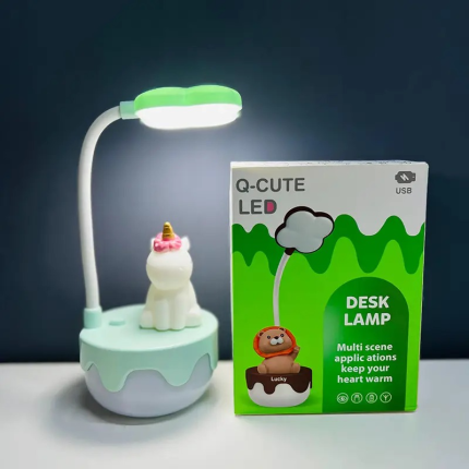 Thumbnail 1 Thumbnail 2 Thumbnail 3 Q-Cute Panda LED Desk Lamp – Portable USB Rechargeable Study Light