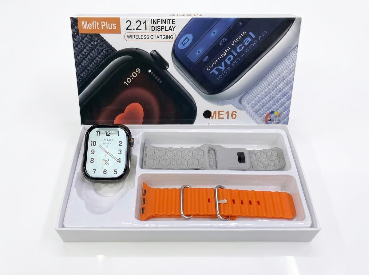 WhatsApp Image 2026-09-04 at 2.08.17 AM Mefit Plus ME16 Series 10 BT Calling Smart Watch with 2 Straps - Image 1