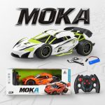 MOKA Rapid Drift Racing RC Car | Die-Cast Alloy Body | 2.4G Remote Control | High-Speed Performance Toy Car