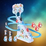 Penguin Race Slide Race Track With Flashing Rhythmic Music & Light. - Image 2