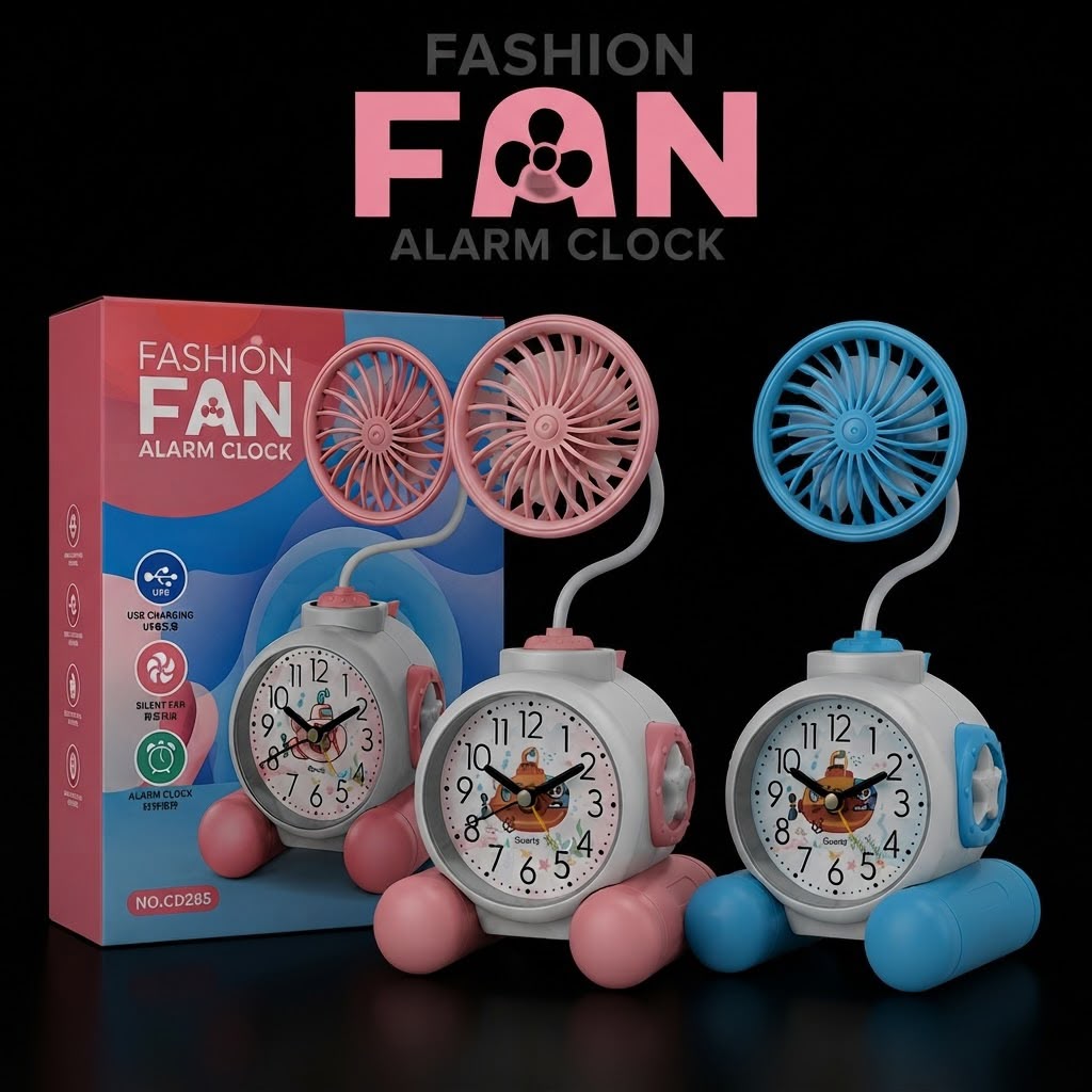 WhatsApp Image 2026-09-08 at 12.13.13 AM Fashion Fan Alarm Clock - Image 1