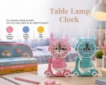 2-in-1 Study Lamp with Digital Clock – LED Desk Light & Alarm Clock for Reading, Homework, Study & Bedroom