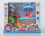 Bump and Go Ice Cream Monkey Van Toy - Image 2